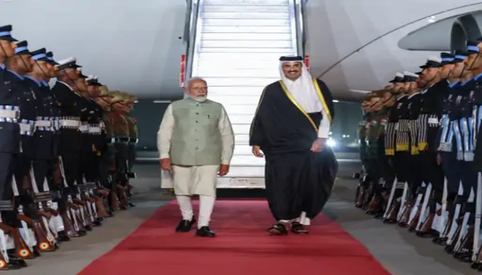 Qatar's Sheikh Tamim on 2-day visit to India