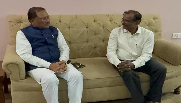 CM Sai met ISRO Chief