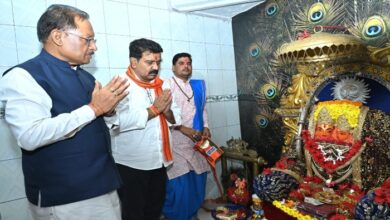 CM-Deputy CM reached Mata Kaushalya temple