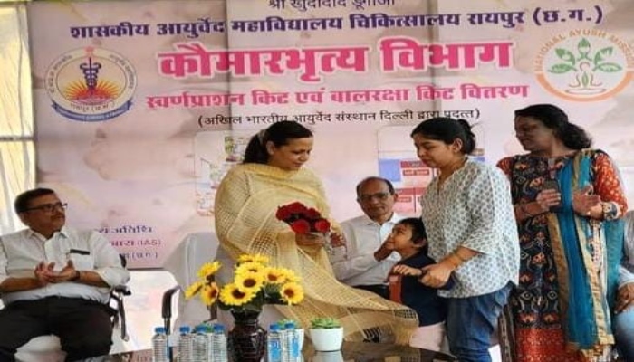 3934 children were given Swarnaprashan in Ayurveda College Hospital