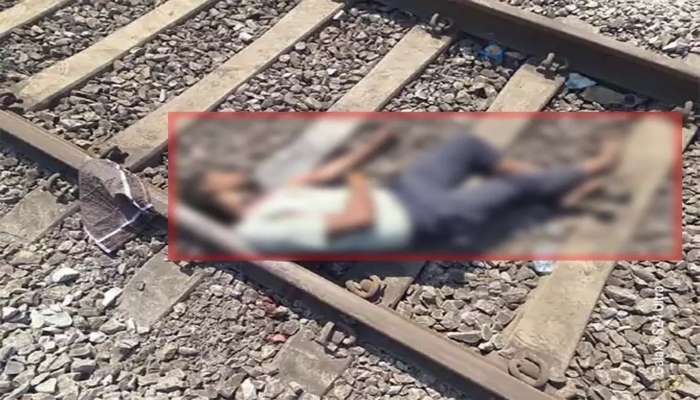 A dead body found on railway track, murder suspected