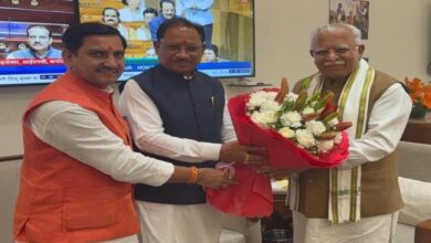 CM Sai met Union Minister Khattar