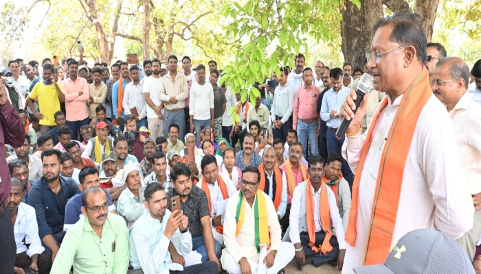 CM Sai's announcement in Mathamour village, newly married women will also soon get the gift of Mahtari Vandan Yojana