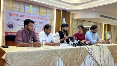 ABVP की राष्ट्रीय कार्यकारी परिषद की तीन दिवसीय बैठक, देश भर के 478 प्रतिनिधि होंगे शामिल