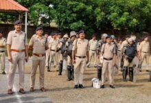 Police practiced riot drill in Balodabazar, SWAT team showed its strength