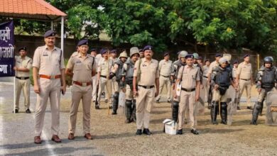 Police practiced riot drill in Balodabazar, SWAT team showed its strength