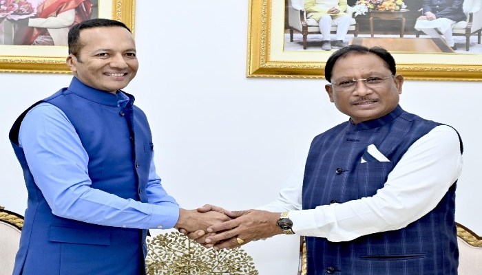 MP Jindal met CM Sai
