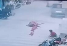 A speeding car ran over a woman and 4 children