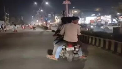 5 youths made a reel on a bike, broke traffic rules, SP said - action will be taken
