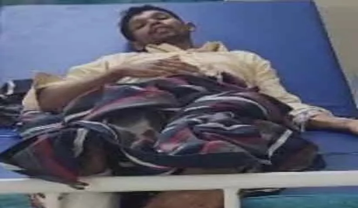 A young man who went to pluck tendu leaves was attacked by a female bear, seriously injured