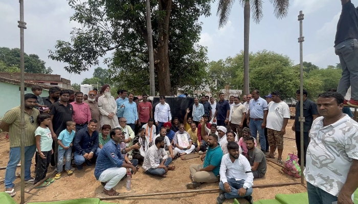 अजीत जोगी प्रतिमा अनावरण से पहले खंडित, अमित जोगी बैठे आमरण अनशन पर