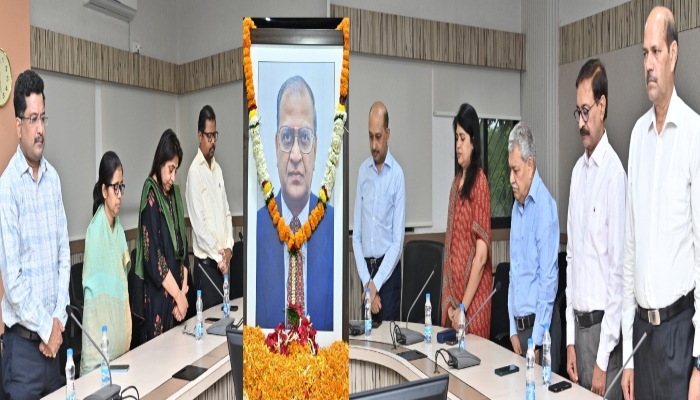 मंत्रालय में पूर्व मुख्य सचिव अरूण कुमार को दी गई श्रद्धांजलि