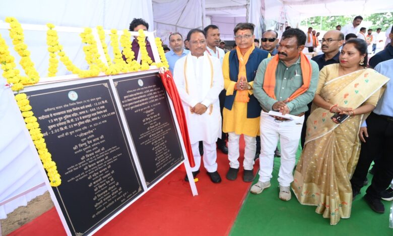 CM Sai inaugurated development works worth more than 16 crores in Tongpal