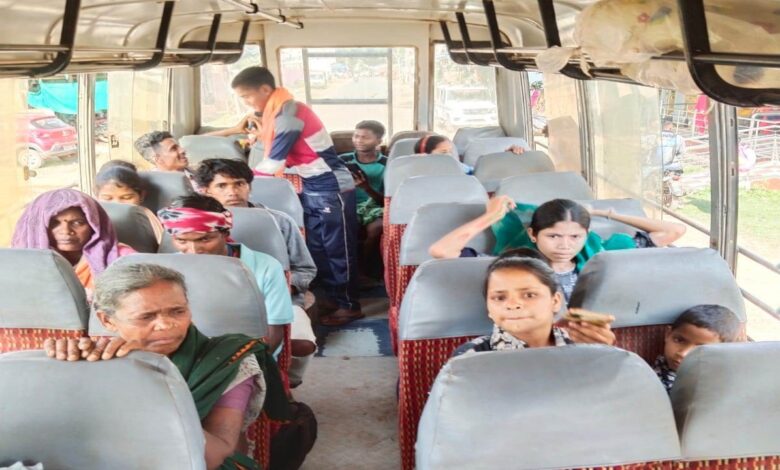 अबूझमाड़ के कुतुल तक पहुंची बस सेवा, ग्रामीणों में उत्साह