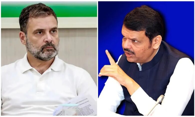 Fadnavis attacks Rahul Gandhi