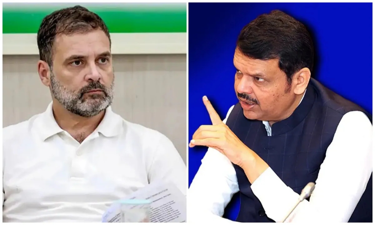 Fadnavis attacks Rahul Gandhi