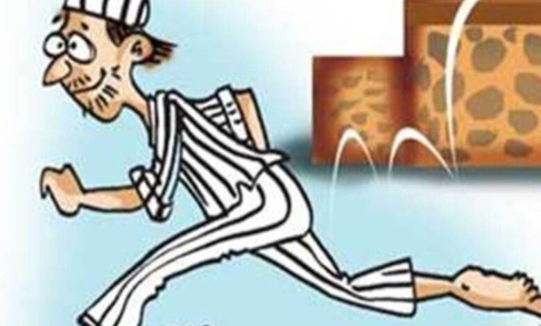 सेंट्रल जेल से 22 फीट दीवार फांदकर फरार हुआ कैदी, कुछ घंटों में दोबारा पकड़ा गया