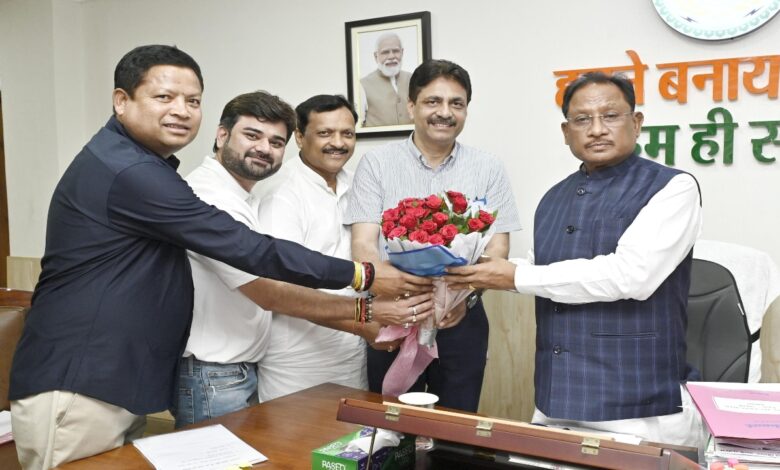 CM साय से ओलम्पिक संघ पदाधिकारियों की मुलाकात, ओलम्पिक दिवस कार्यक्रम में शामिल होने का आमंत्रण