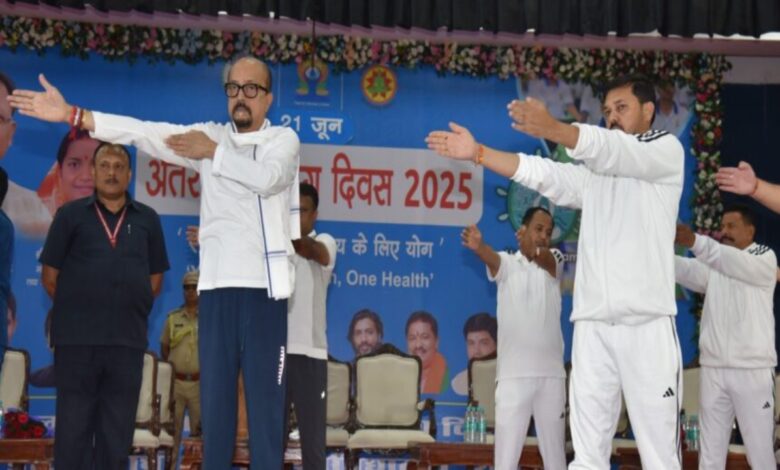 Yoga is the easiest solution in stressful life: Governor Ramen Deka