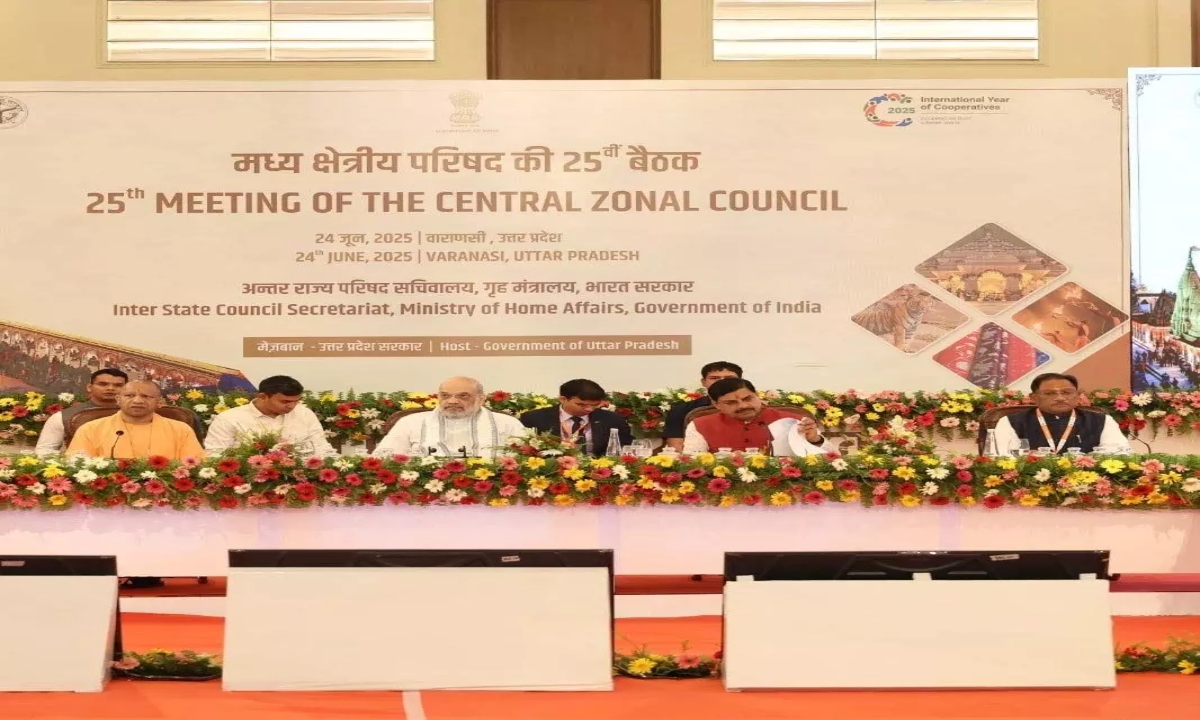 CM विष्णुदेव साय मध्य क्षेत्रीय परिषद की 25वीं बैठक में हुए शामिल