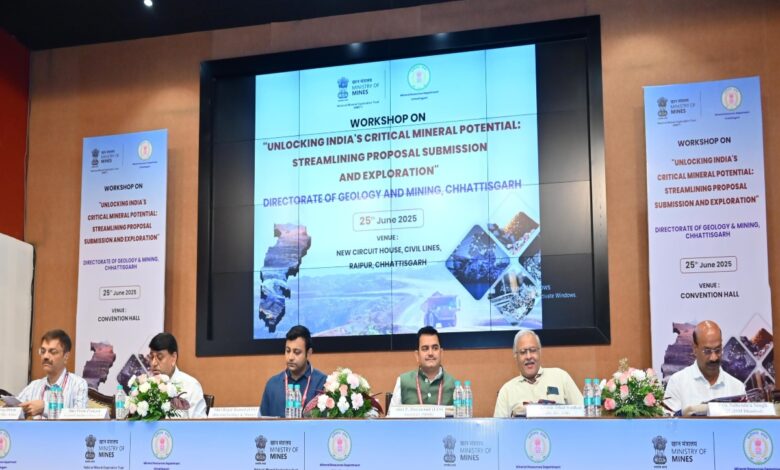 Chhattisgarh's mineral wealth is the foundation of the country's economic strength: Mineral Secretary P. Dayanand