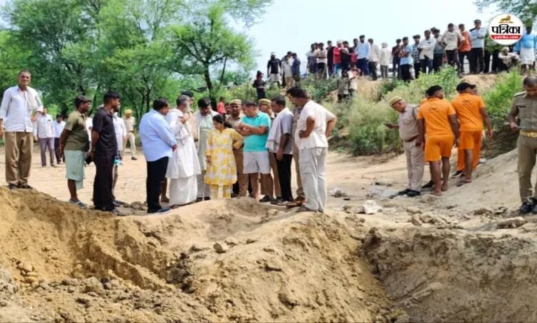 भरतपुर में चंबल प्रोजेक्ट की खुदाई के दौरान हादसा: 10 लोग मिट्टी में दबे, 4 की मौत; सभी यूपी के ग्रामीण