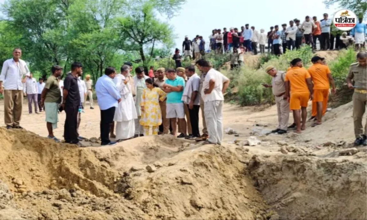 भरतपुर में चंबल प्रोजेक्ट की खुदाई के दौरान हादसा: 10 लोग मिट्टी में दबे, 4 की मौत; सभी यूपी के ग्रामीण