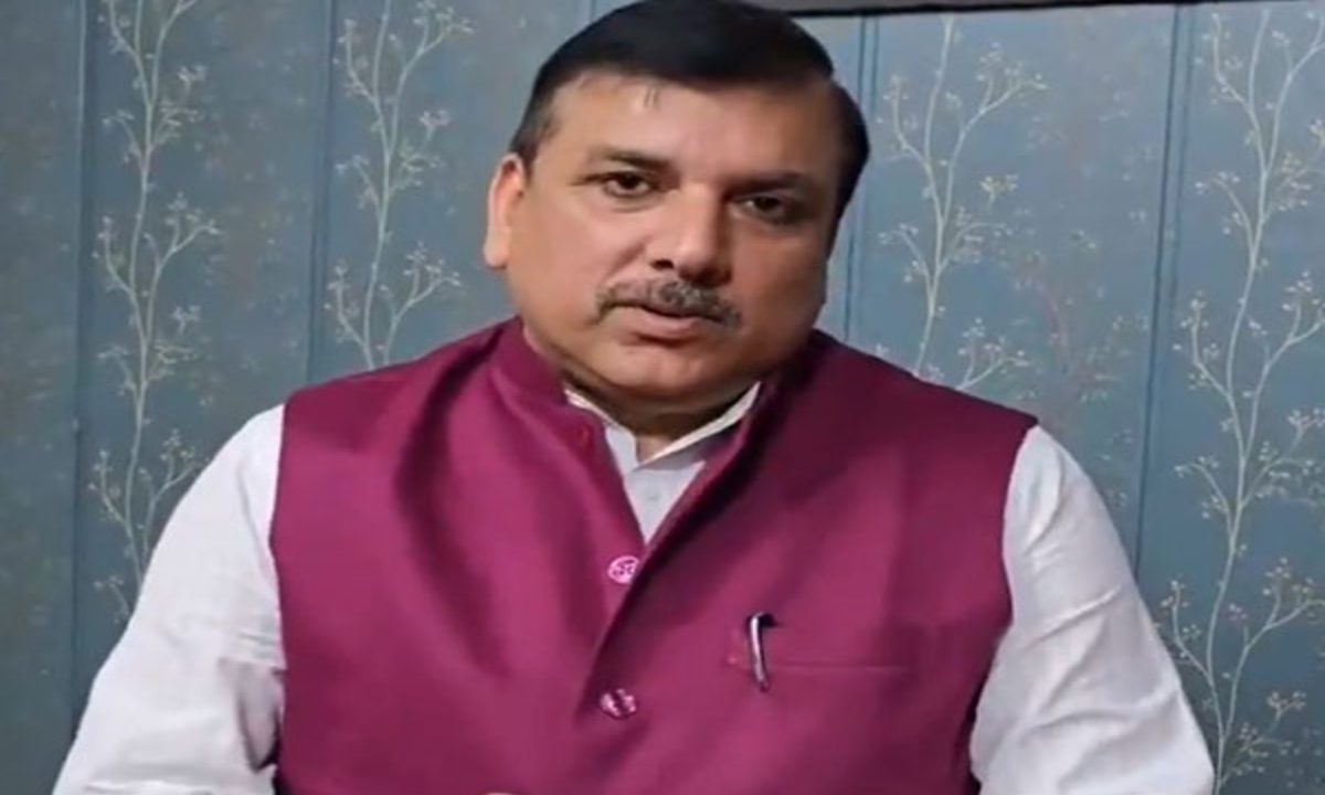 MP Sanjay Singh gave adjournment motion in Rajya Sabha on voter list issue