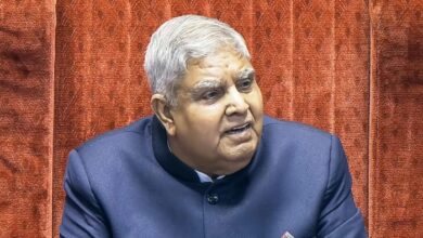Vice President Jagdeep Dhankhar resigned, citing health as the reason