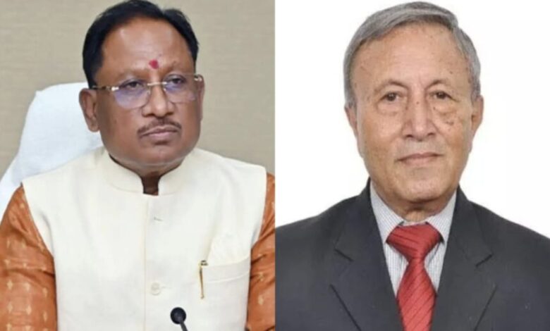 छत्तीसगढ़ के पूर्व राज्यपाल शेखर दत्त का निधन, सीएम साय ने जताया शोक