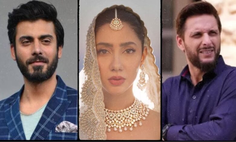 Social media accounts of many Pakistani celebrities including Fawad Khan, Mahira and Shahid Afridi banned again
