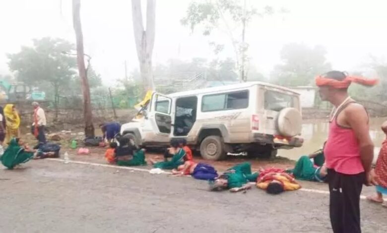 Horrible road accident in Shahdol