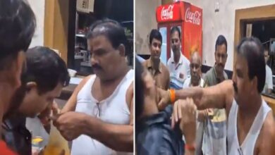 MLA beats canteen employee, video goes viral