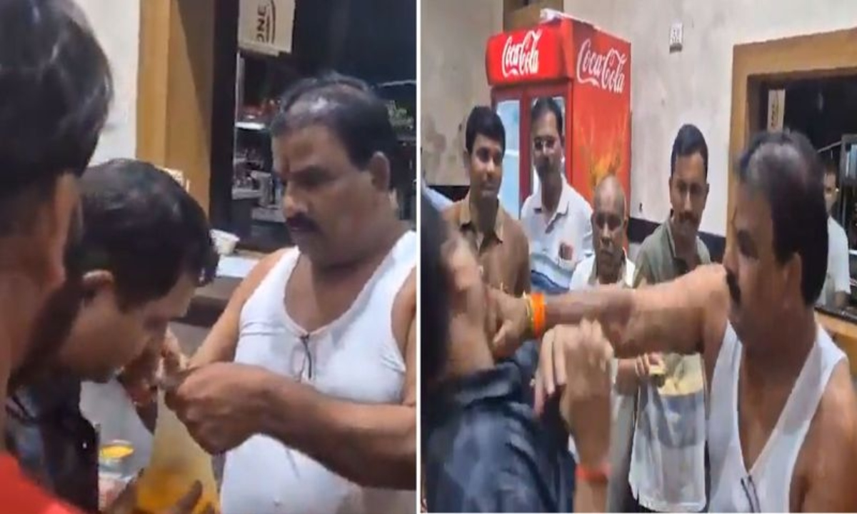 MLA beats canteen employee, video goes viral