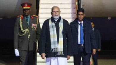 PM Modi arrives on Namibia tour, will meet President; will address Parliament