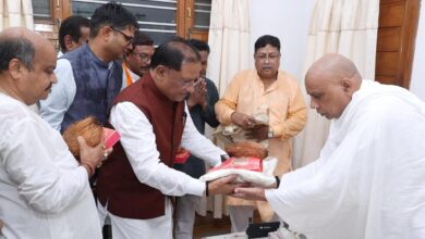 गुरु पूर्णिमा पर गुरु दर्शन के लिए अघोर गुरुपीठ पहुंचे सीएम साय