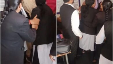 बिलासपुर फैमिली कोर्ट में महिला वकील की गुंडागर्दी, क्लाइंट को बाल पकड़कर पीटा, वीडियो वायरल