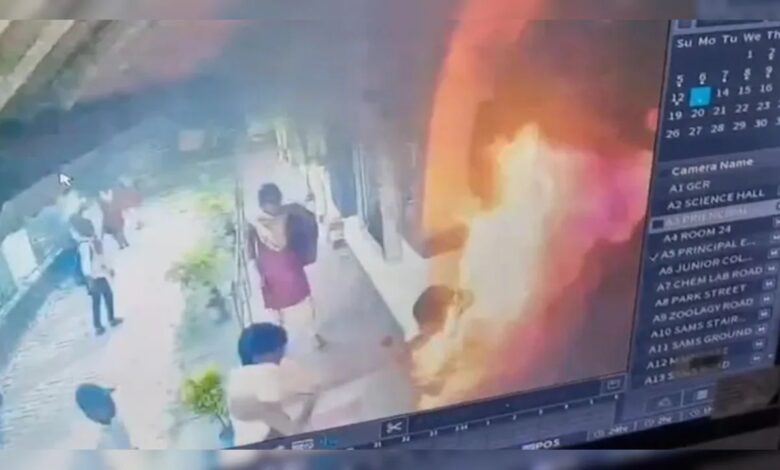 HOD threatened to ruin her life for not doing sexual favours, student set herself on fire
