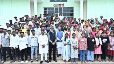 CM Sai met the youth of Bijapur, encouraged the graduates who became Panchs