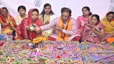 CM Sai offered prayers at Faleshwarnath Mahadev temple, wished happiness and prosperity for the people of the state