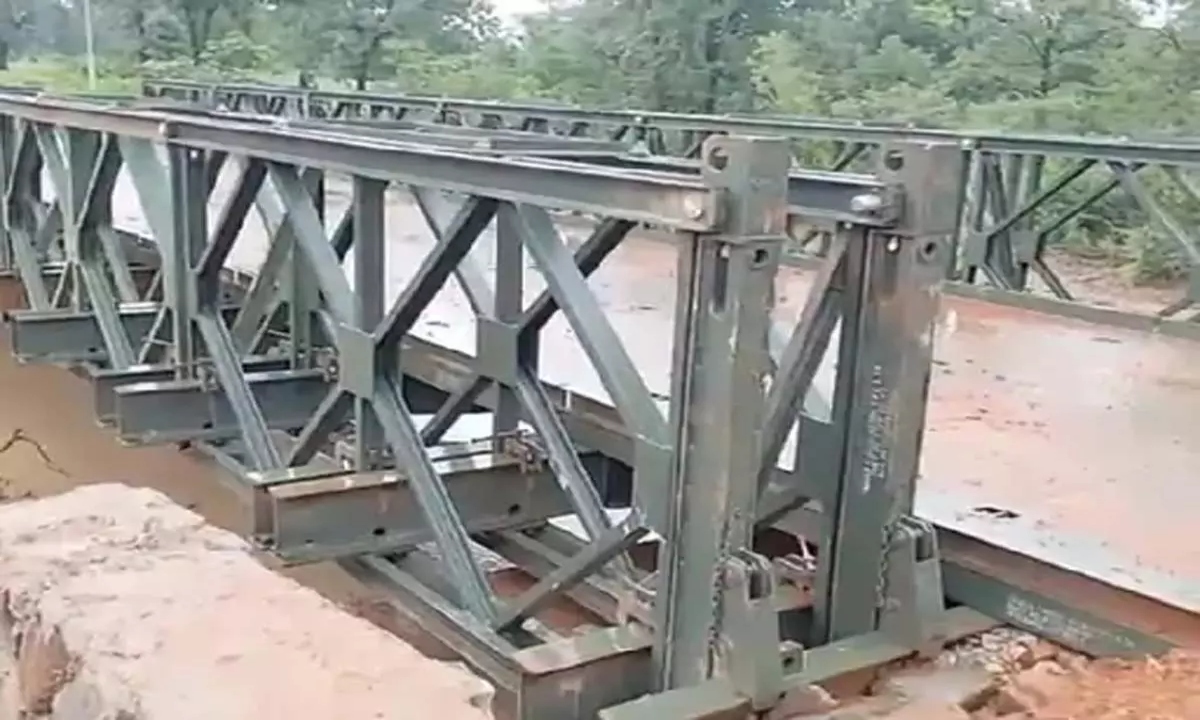 Bastar's first Bailey bridge built in Hidma village, 5 villages will benefit