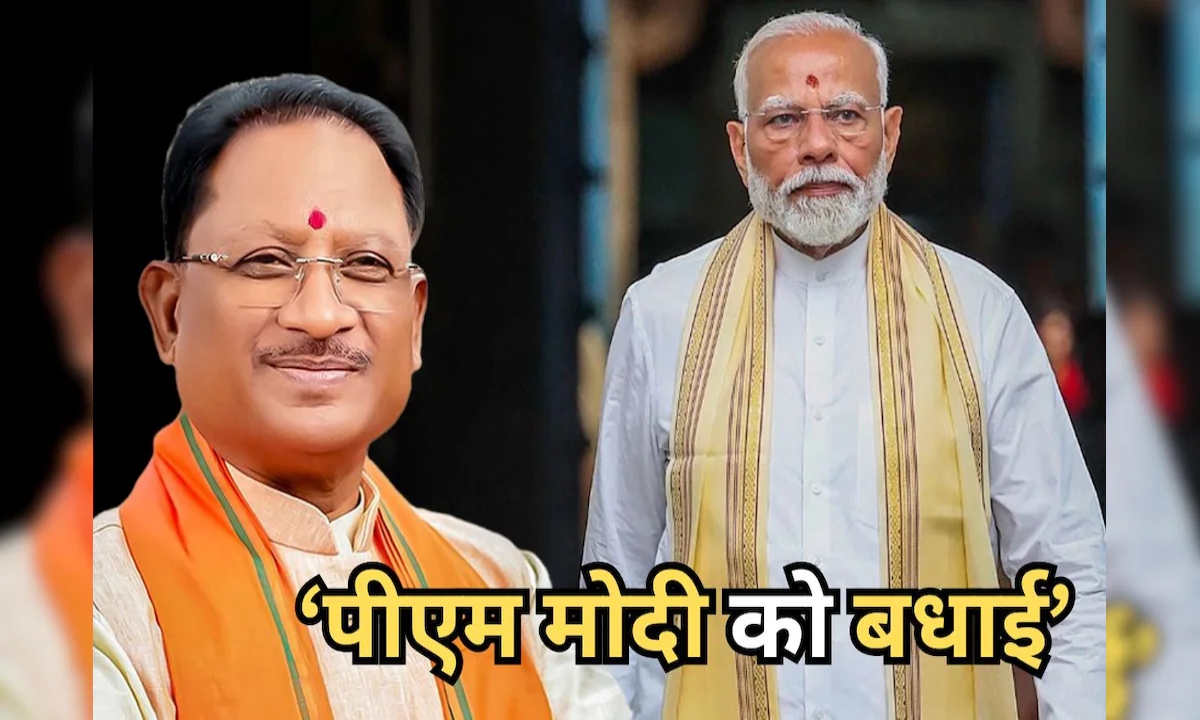 Chief Minister Sai expressed pride in the global popularity of Prime Minister Modi, said - a moment of pride for the countrymen