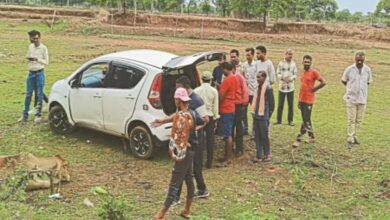 Cow smuggling exposed in Balod: Cows were being transported in a car, 6 accused arrested