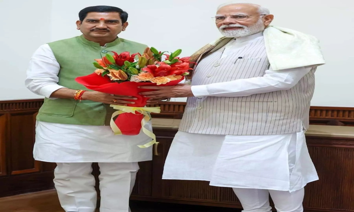 Union Minister of State Tokhan Sahu met Prime Minister Narendra Modi