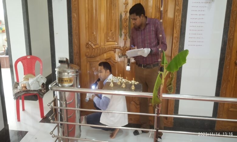 श्री श्याम मंदिर में 10 लाख की चोरी: सोने का हार और दानपेटी से नकदी गायब