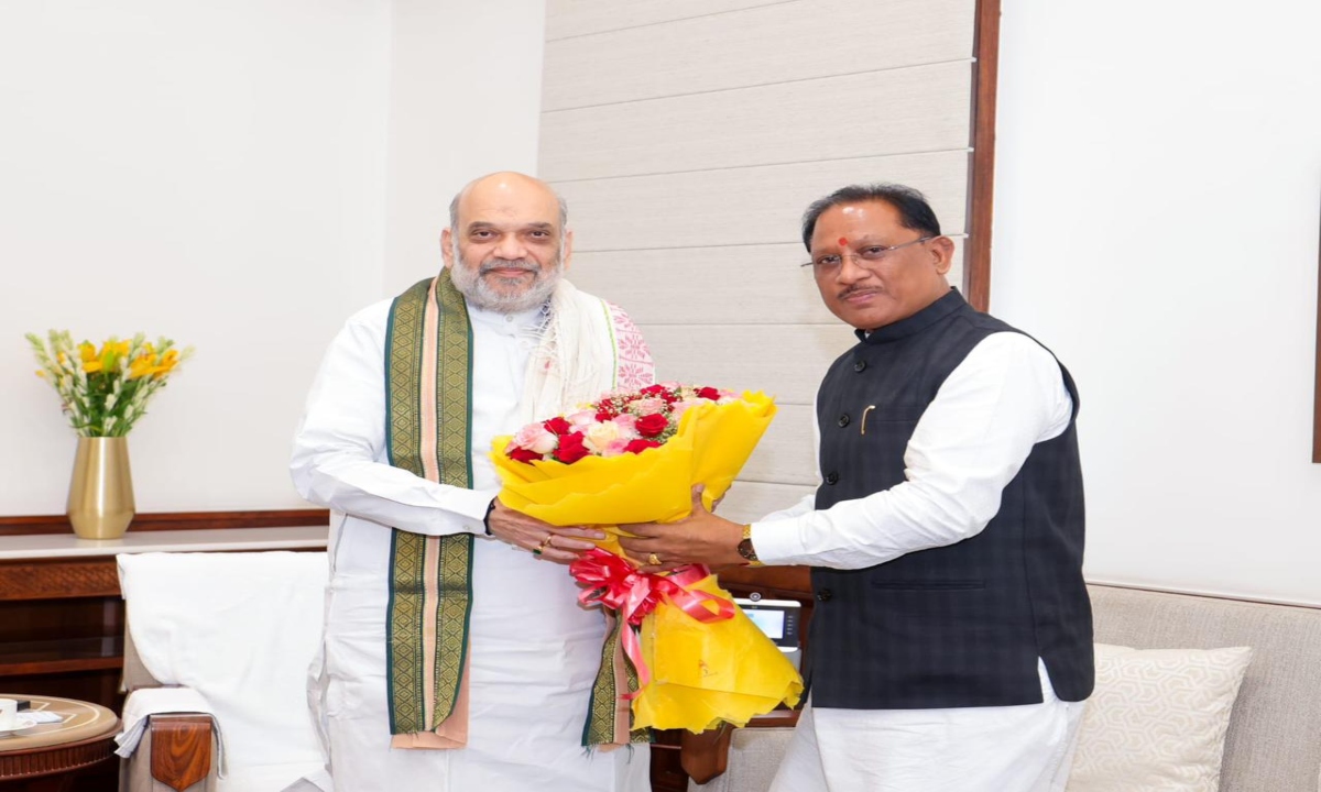 केंद्रीय गृह मंत्री अमित शाह से मिले मुख्यमंत्री साय, नक्सल उन्मूलन पर हुई चर्चा