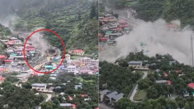 Cloudburst wreaks havoc in Uttarakhand's Dharali, 4 dead, more than 50 missing