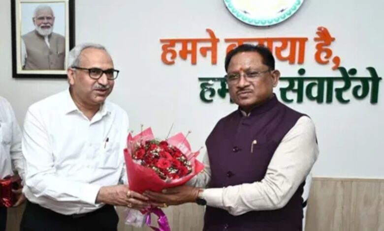 BSP के नए निदेशक ने की सीएम साय से की मुलाकात