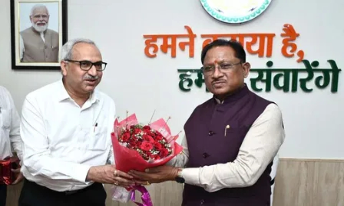 BSP के नए निदेशक ने की सीएम साय से की मुलाकात