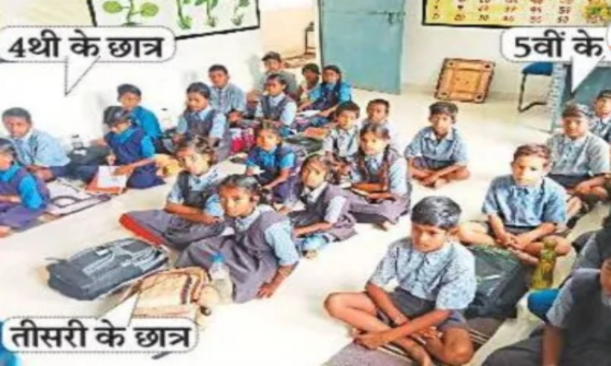 दो कमरों में पांच कक्षाओं की पढ़ाई, तुस्मा प्राथमिक स्कूल की बदहाल स्थिति